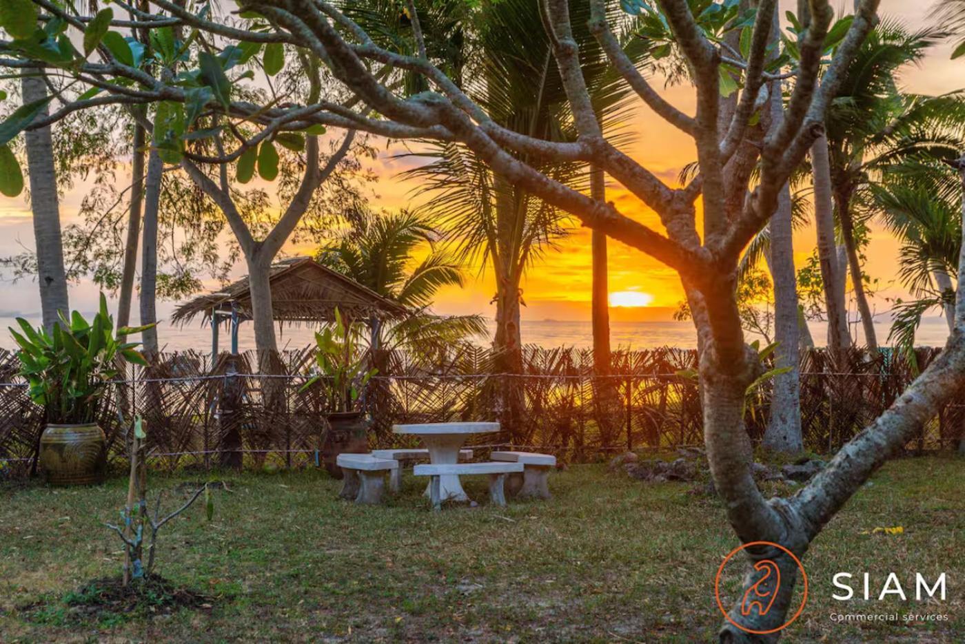 The Wooden Beach House 3Br - Sunset Beach Garden Taling Ngam Beach Esterno foto