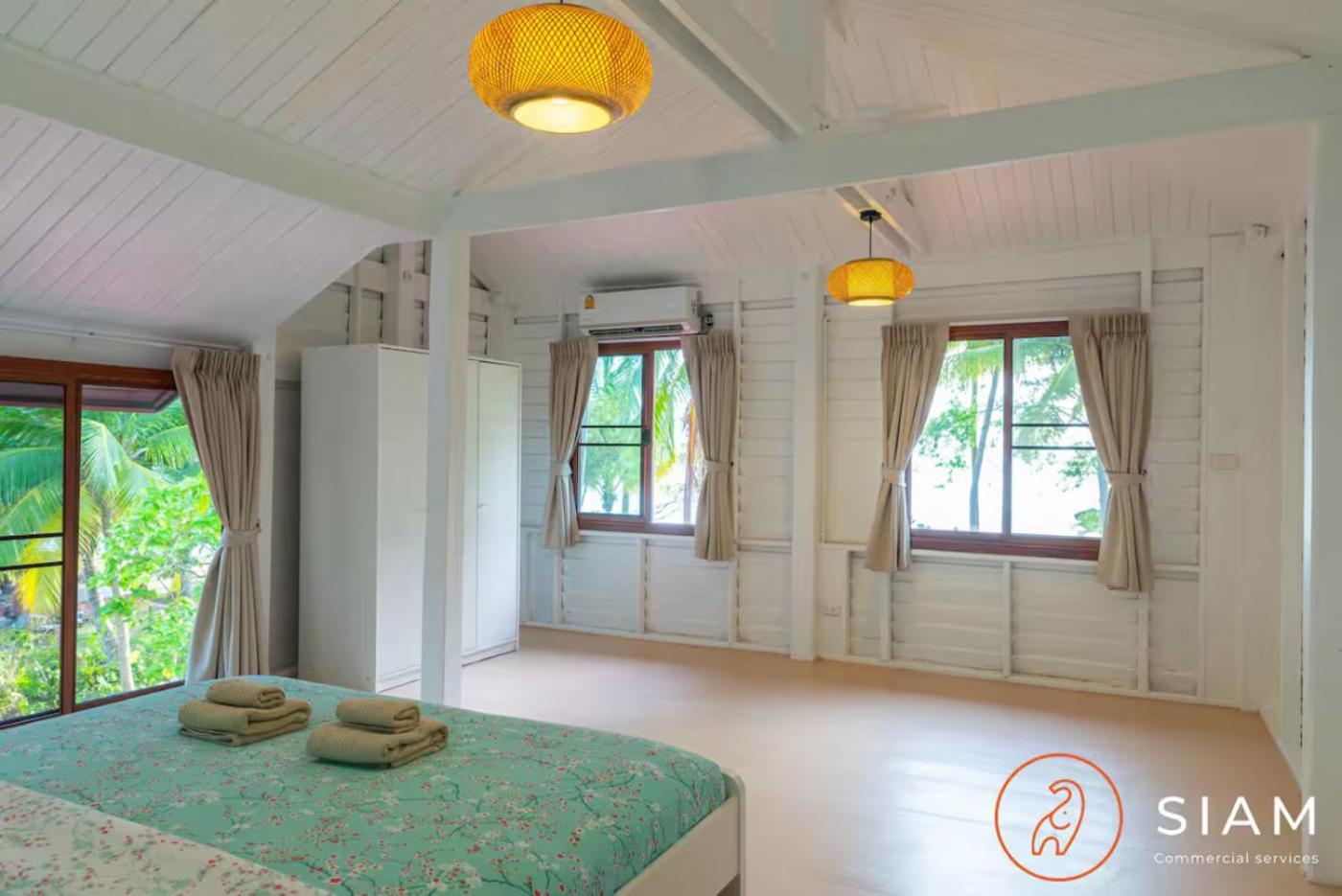 The Wooden Beach House 3Br - Sunset Beach Garden Taling Ngam Beach Esterno foto