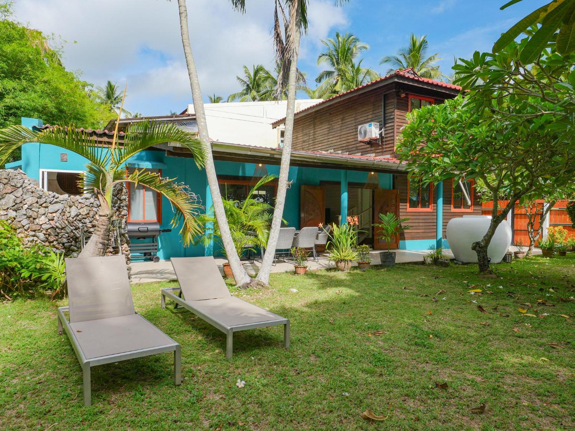 The Wooden Beach House 3Br - Sunset Beach Garden Taling Ngam Beach Esterno foto